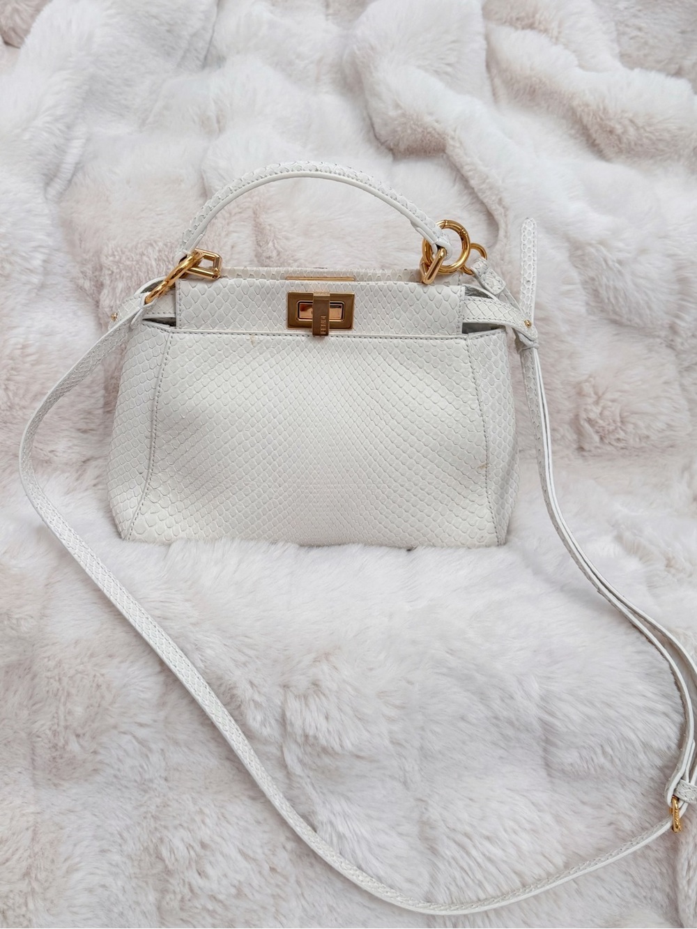 Fendi Python Mini Peekaboo - Picture 4 of 15